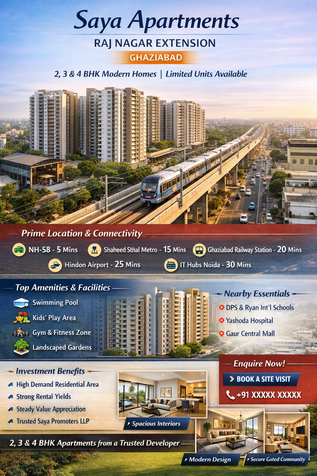 Saya Apartments Raj Nagar Extension